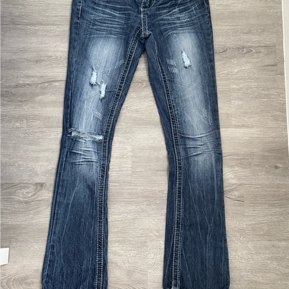 Almost Famous Blue Boot Cut Jeans - Picture 3 of 4
